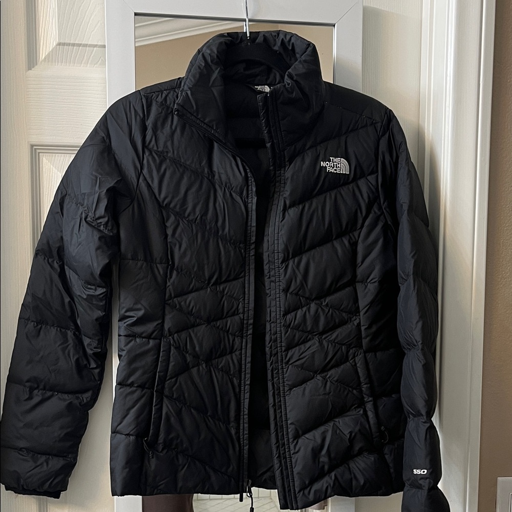 The North Face Black Insulated Jacket worn once very warm and like new